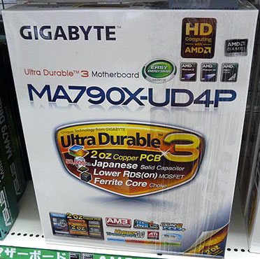 Gigabyte GA-MA790X-UD4P уже продается в Японии по ...