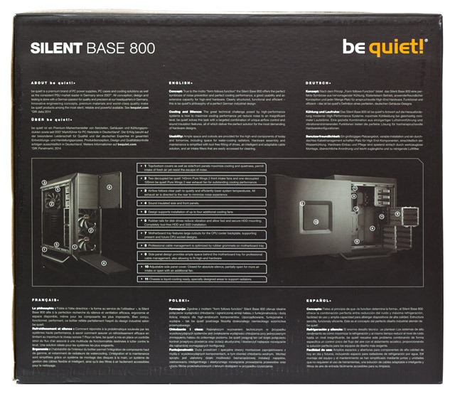 be quiet! Silent Base 800 Black