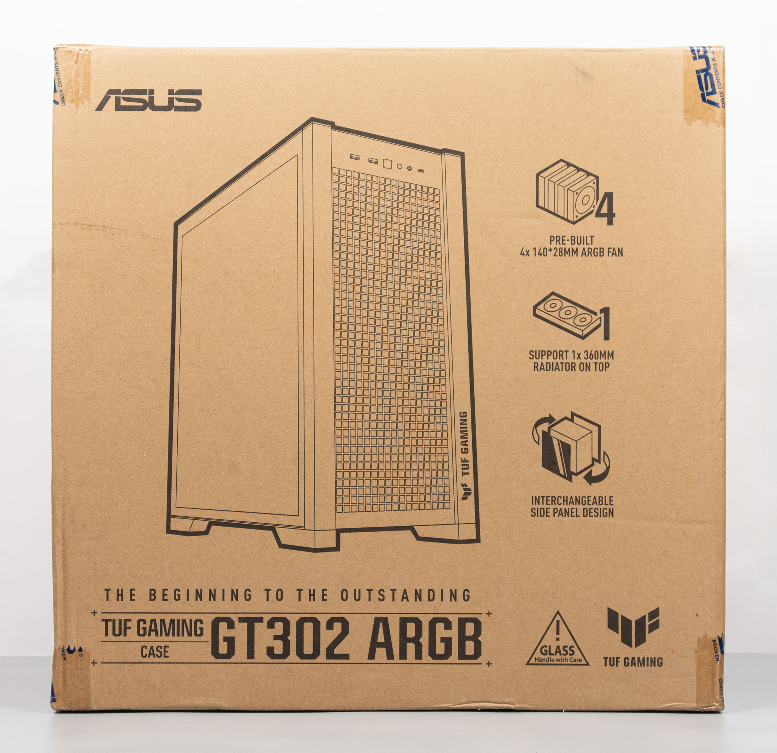 Обзор корпуса ASUS TUF Gaming GT302 ARGB формата BTF Edition