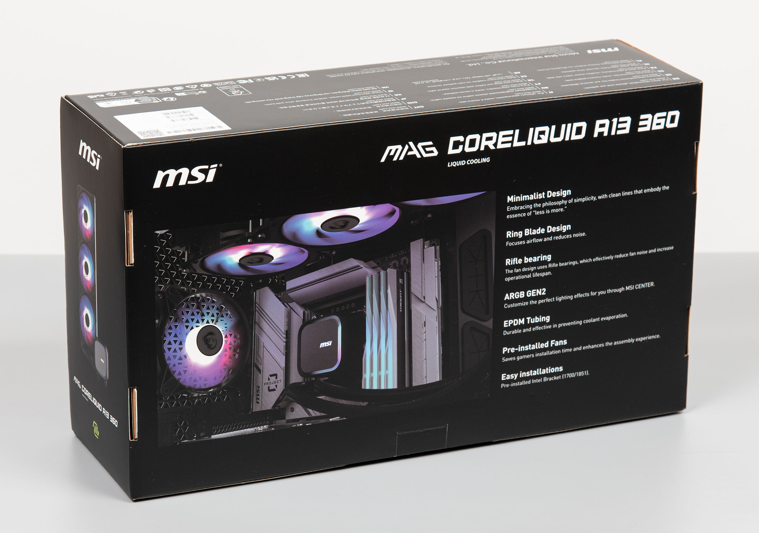 Обзор и тестирование систем жидкостного охлаждения MSI MAG CoreLiquid A13 360 и MAG CoreLiquid A13 240