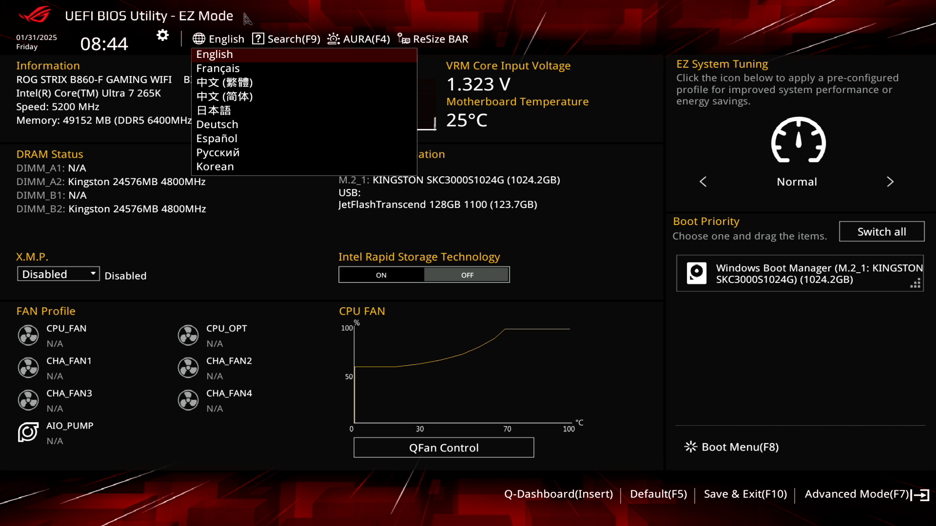 Огляд і тестування материнської плати ASUS ROG Strix B860-F Gaming WiFi для платформи Intel LGA 1851. Знайомство з можливостями чипсета Intel B860