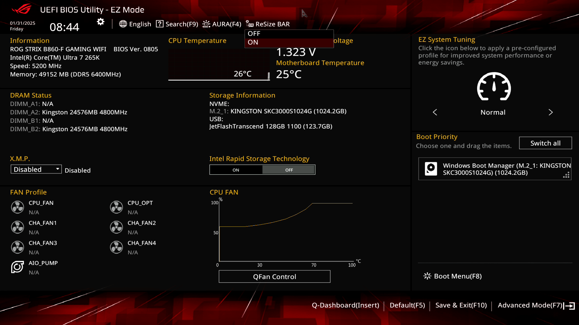 Огляд і тестування материнської плати ASUS ROG Strix B860-F Gaming WiFi для платформи Intel LGA 1851. Знайомство з можливостями чипсета Intel B860