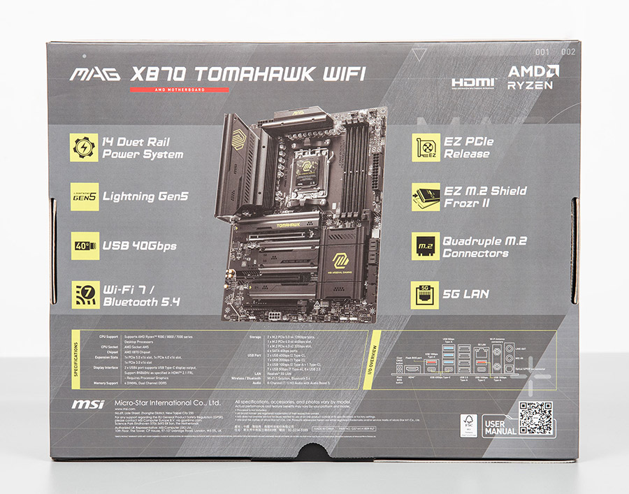 Огляд та тестування материнської плати MSI MAG X870 TOMAHAWK WIFI для платформи AMD Socket AM5