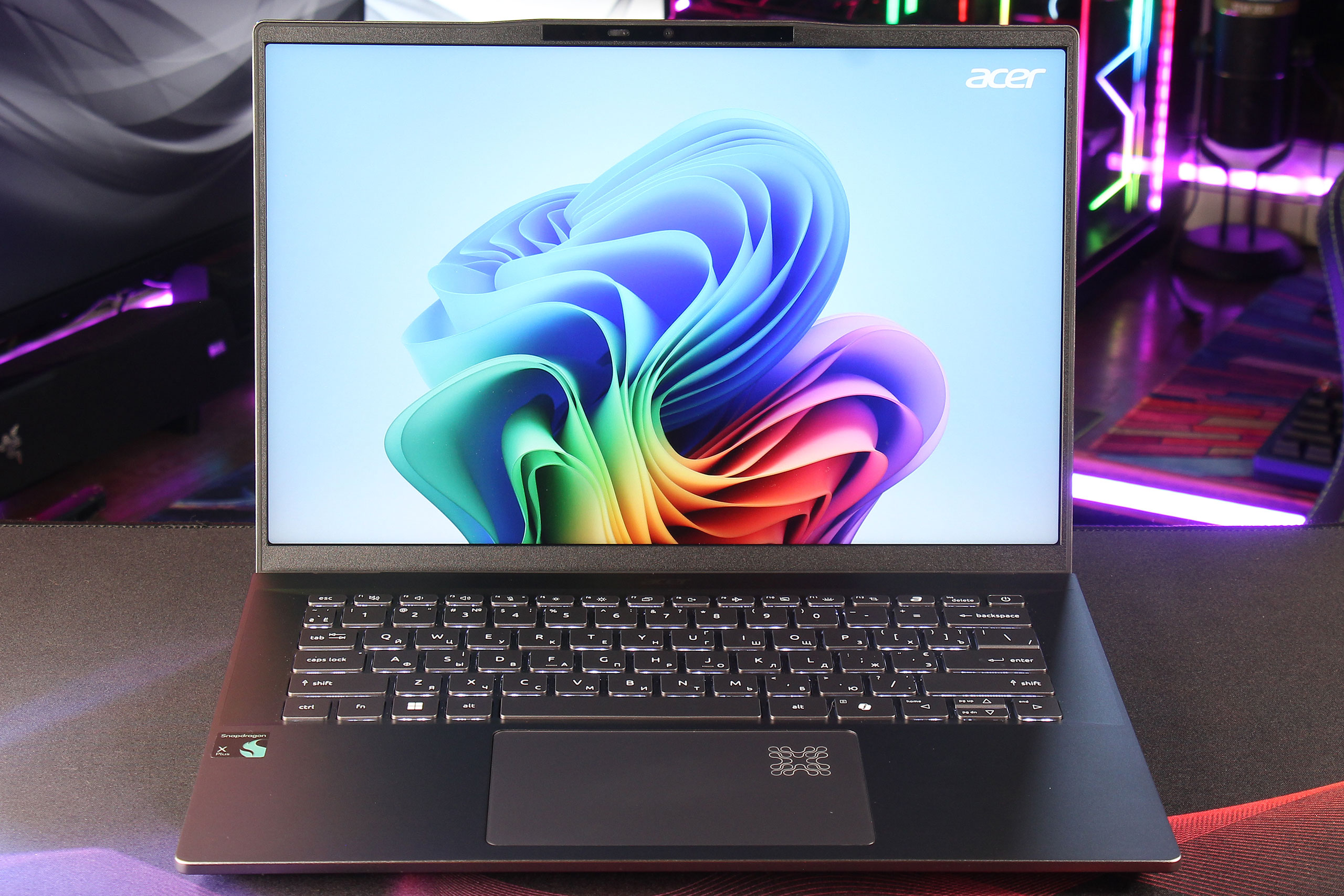 Обзор и тестирование Copilot+ ноутбука Acer Swift 14 AI (SF14-11-X6V5) на базе процессора Snapdragon X Plus