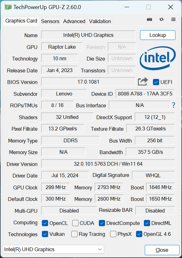 Обзор и тестирование 16″ ноутбука Lenovo Legion Pro 7i 16IRX9H на базе процессора Intel Core i9-14900HX и видеокарты Nvidia GeForce RTX 4090