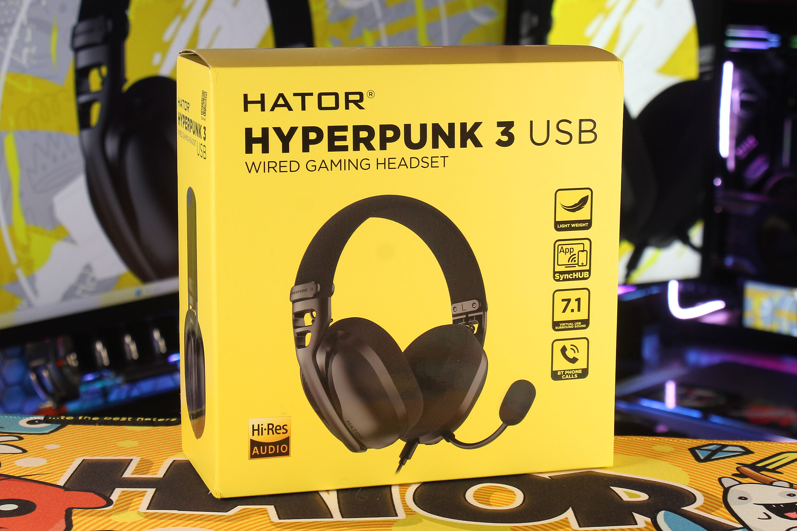 Огляд гарнітури HATOR Hyperpunk 3 USB