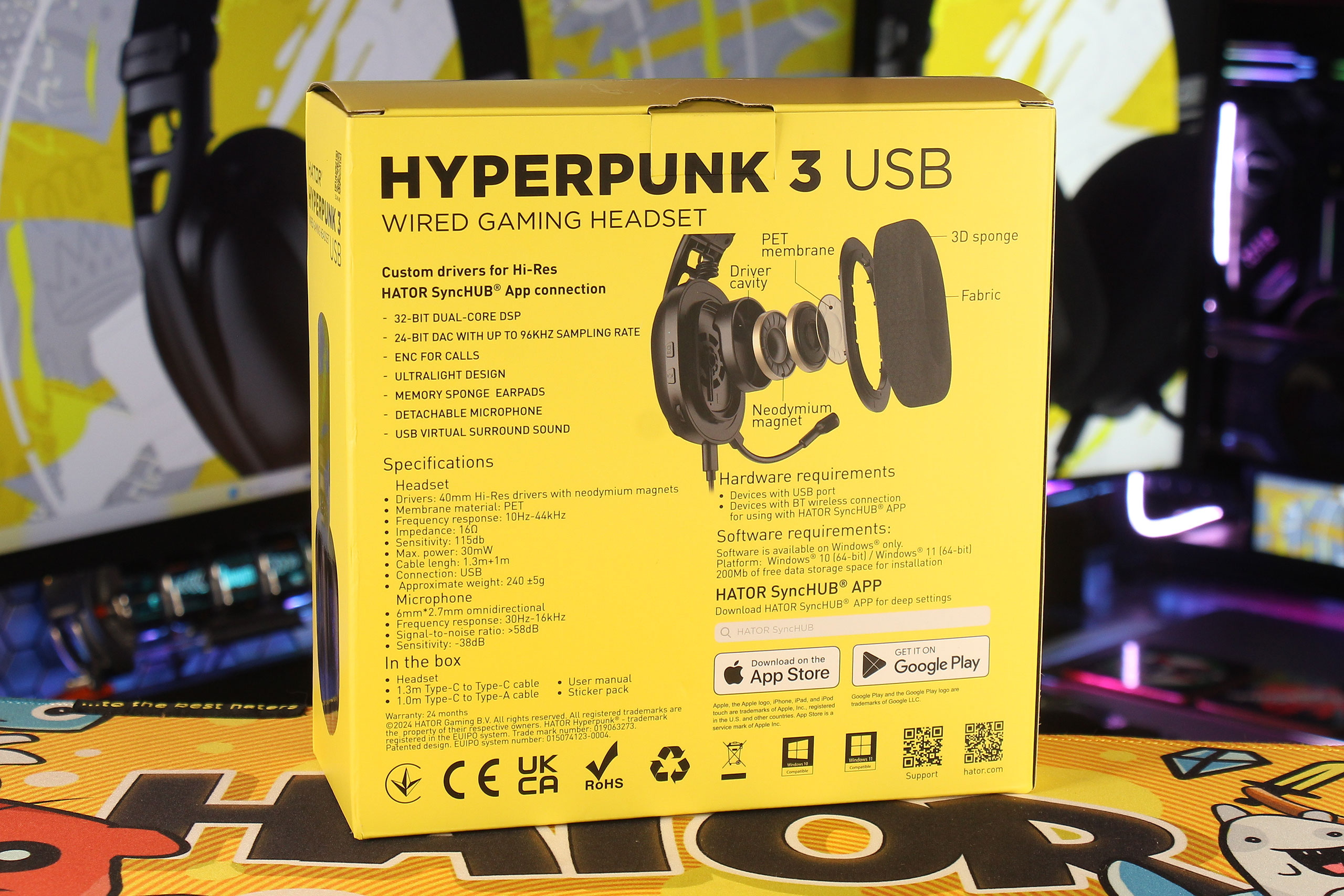 Огляд гарнітури HATOR Hyperpunk 3 USB