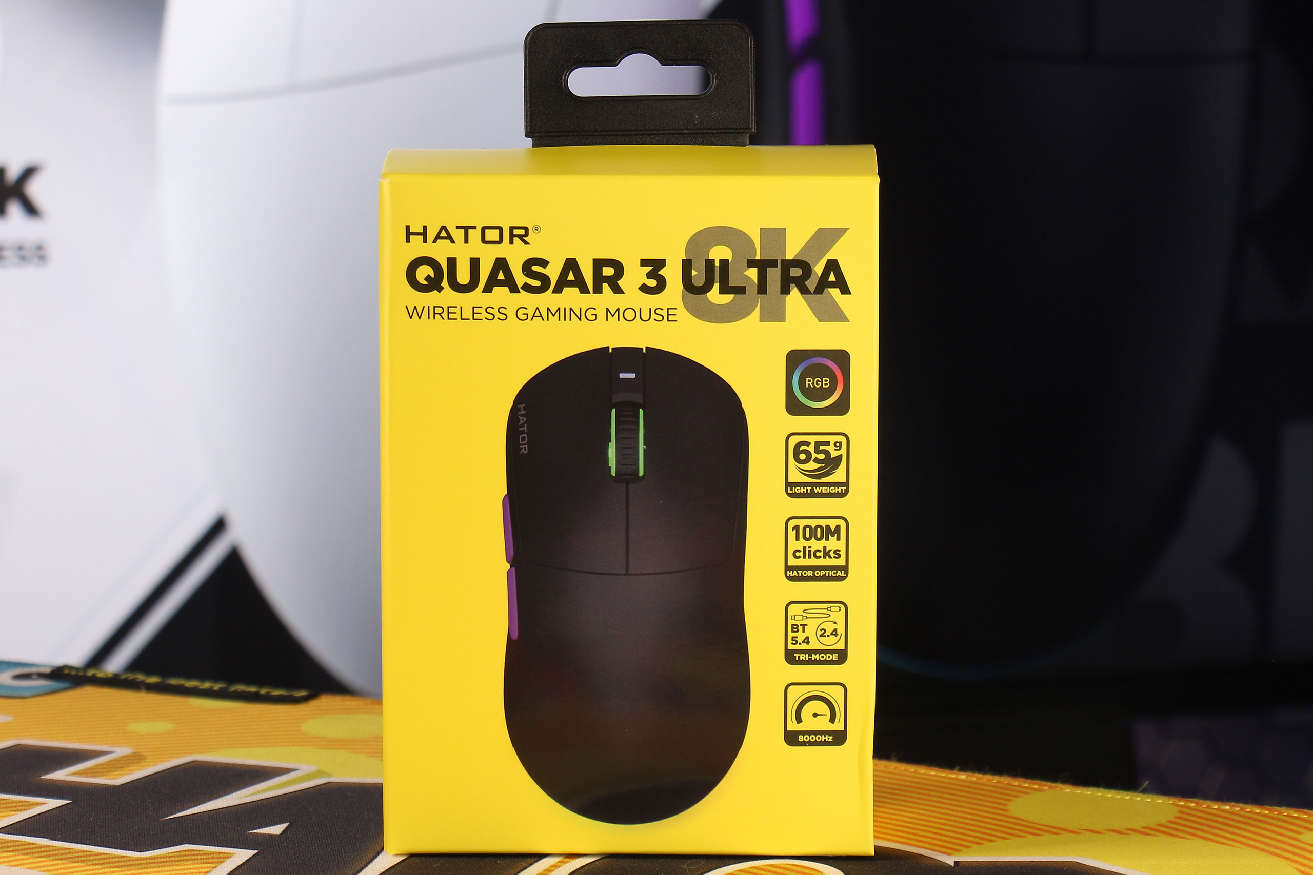 Обзор беспроводной игровой мыши HATOR Quasar 3 Ultra 8K Wireless