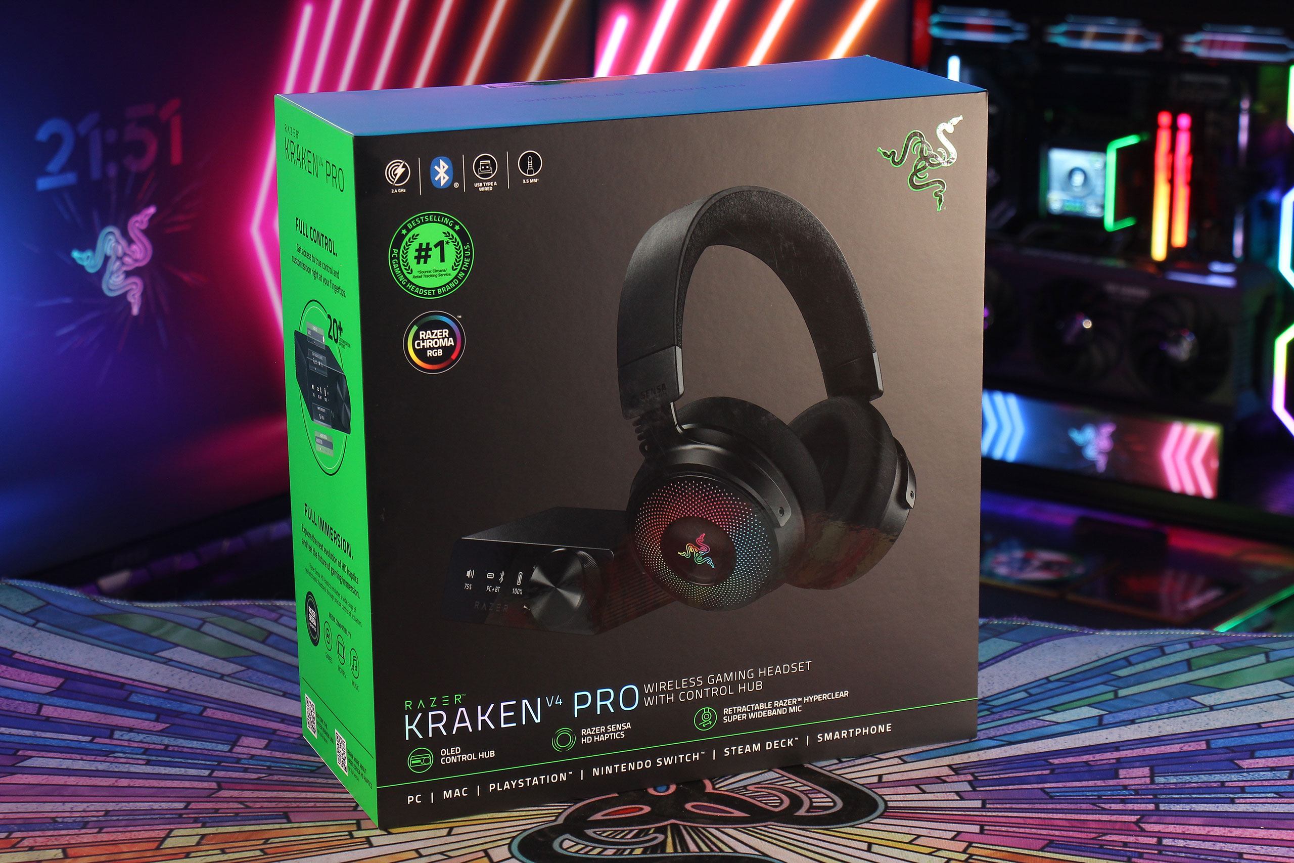 Огляд лінійки ігрових гарнітур Razer Kraken V4 X, V4 та V4 Pro