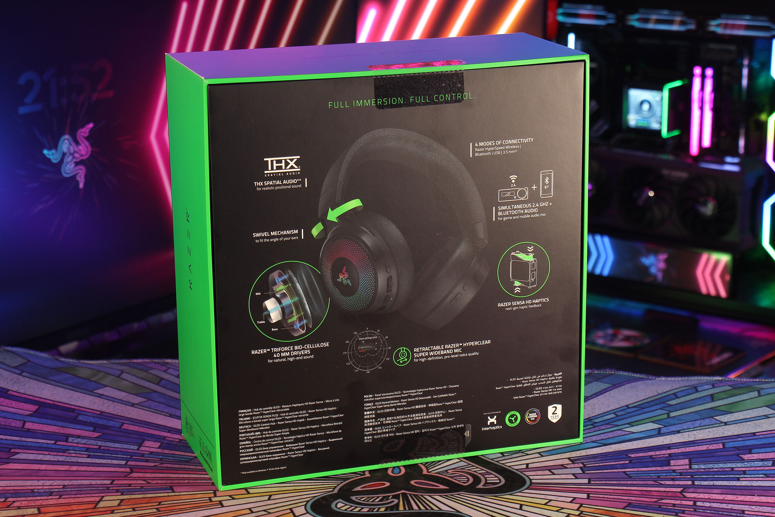 Огляд лінійки ігрових гарнітур Razer Kraken V4 X, V4 та V4 Pro