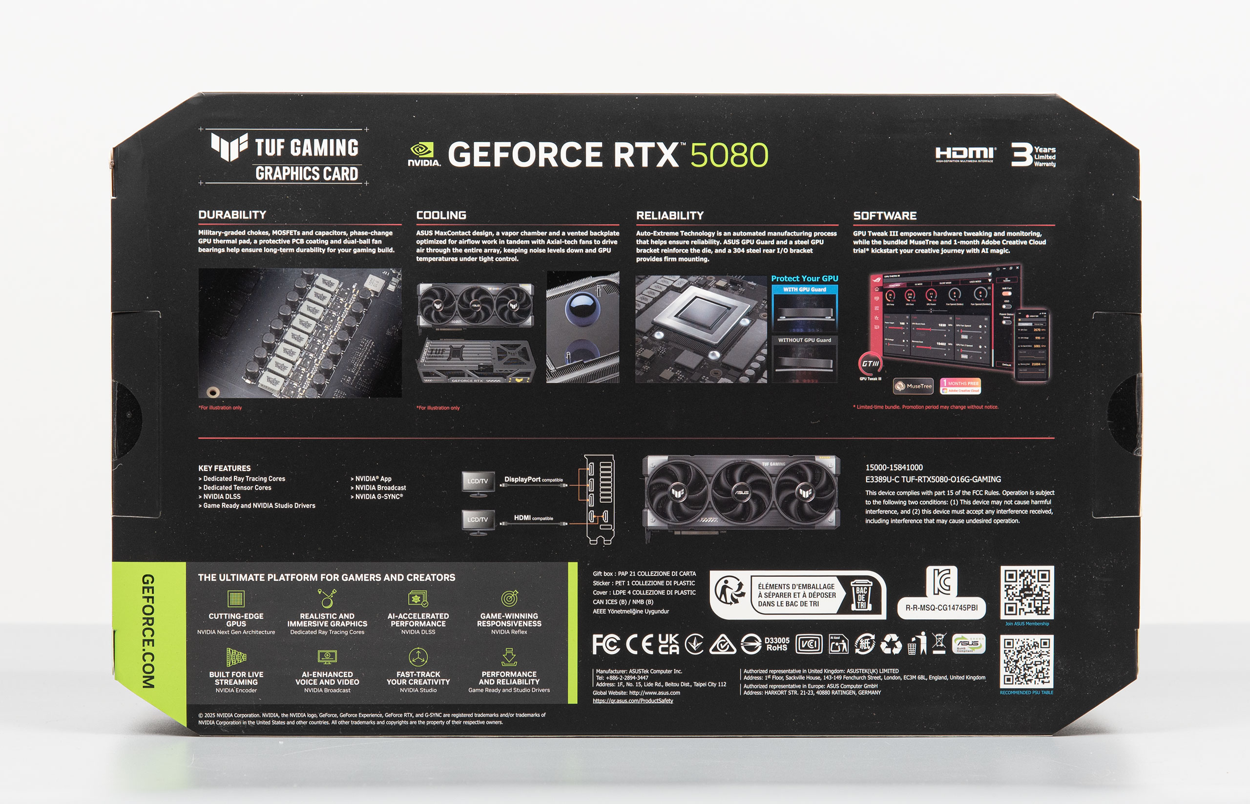 Обзор и тестирование видеокарты ASUS TUF Gaming GeForce RTX 5080 16GB OC Edition. Эволюционное развитие