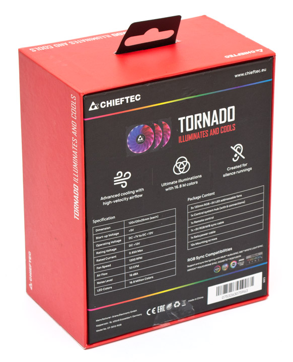 Chieftec Tornado CF-3012-RGB