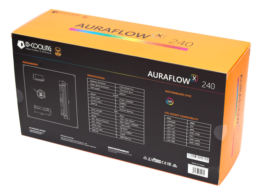 ID-Cooling Auraflow X 240 TGA