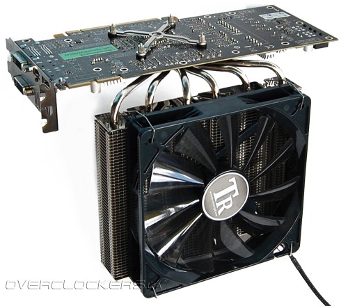 Установка Thermalright Spitfire и VRM-R5 на Radeon HD 5850