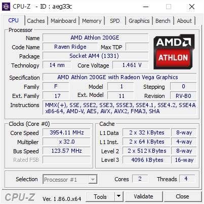 AMD Athlon 200GE