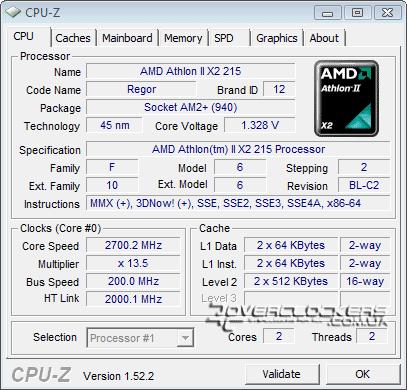 AMD Athlon II X2 215