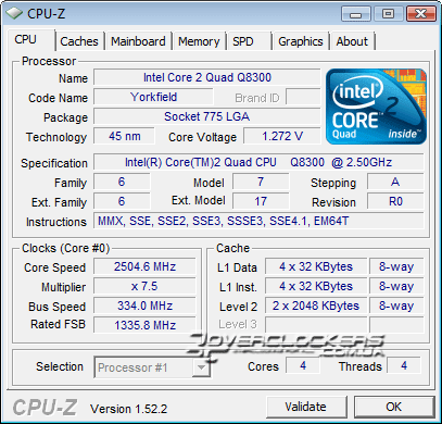 Intel Core 2 Quad Q8300