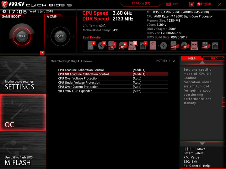 Разгон Ryzen 7 1800X