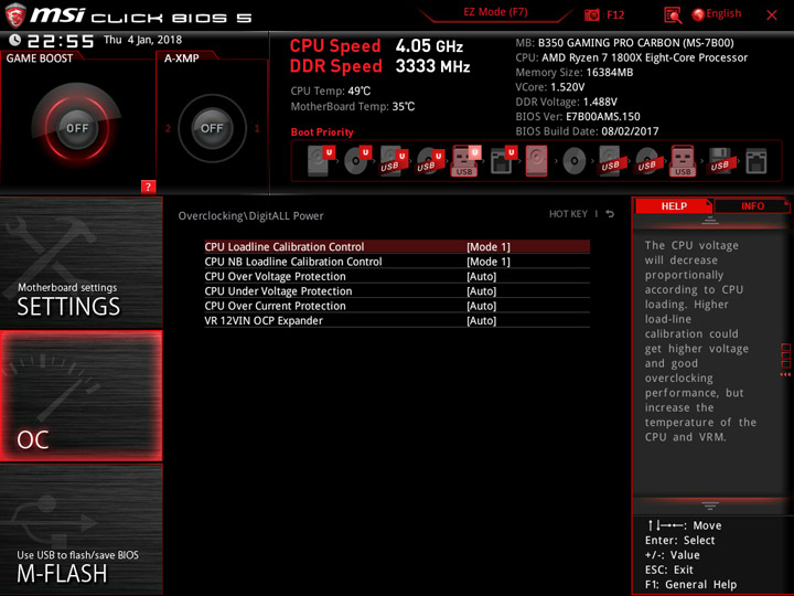 Разгон Ryzen 7 1800X