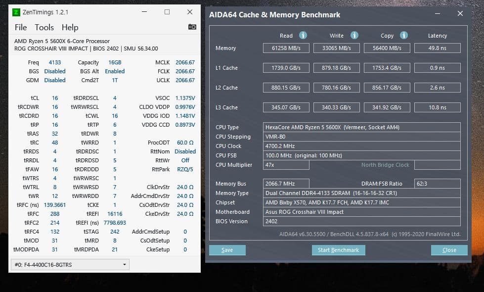 AMD Ryzen 9 5900X на плате MSI MPG B550 Gaming Carbon WIFI