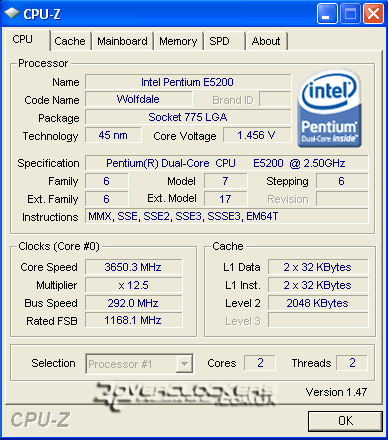 Процессор Intel Pentium Dual-Core E5200