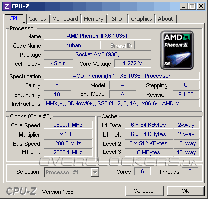 AMD Phenom II X6 1035T