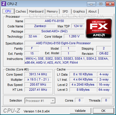 Процессор AMD FX-8150