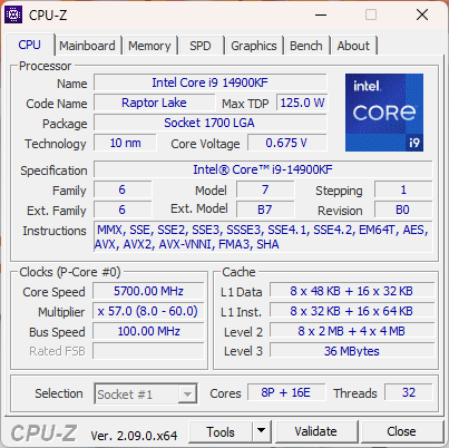 Intel Core i9-14900KF