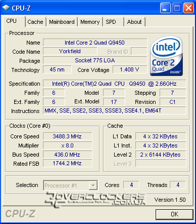 Процессор Intel Core 2 Quad Q9450