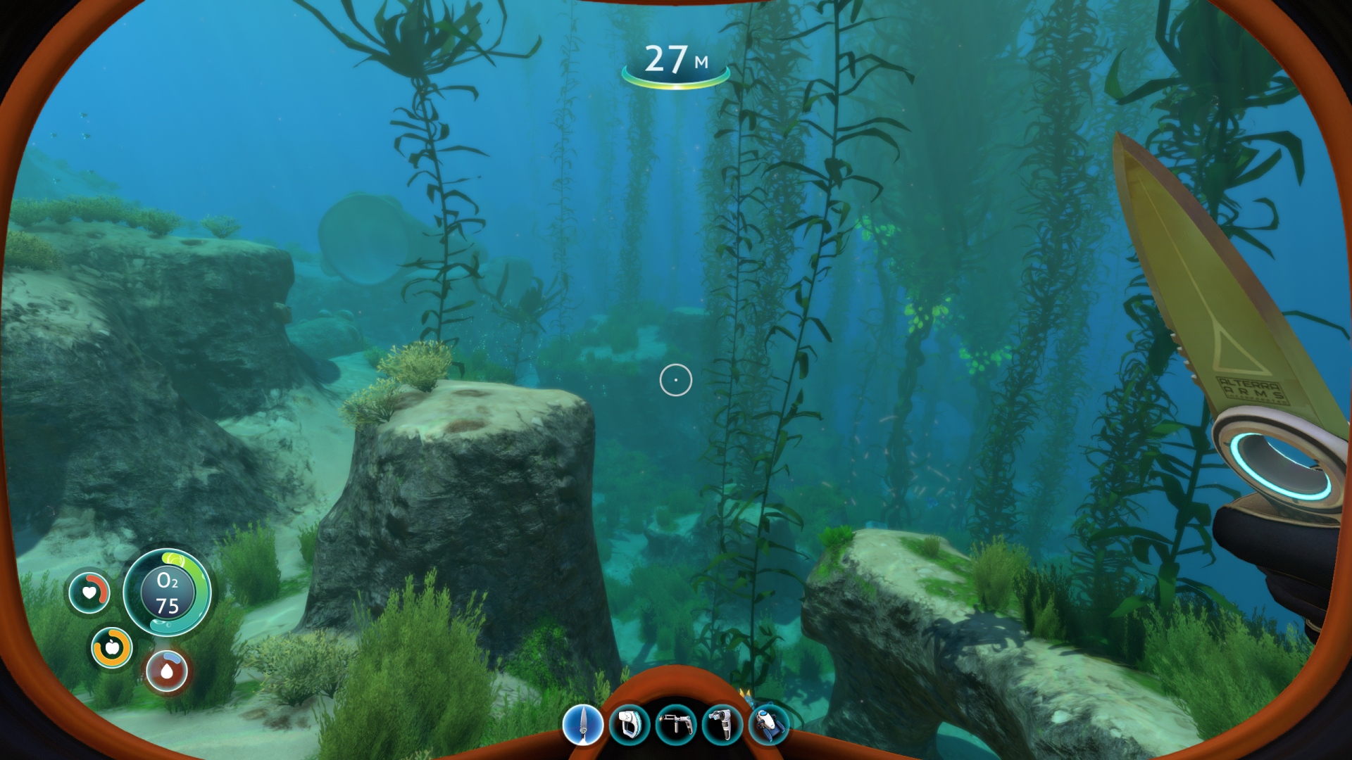 Какая максимальная глубина в subnautica