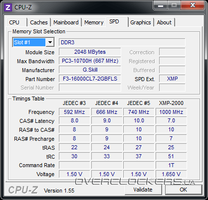 G.Skill F3-16000CL7D-4GBFLS