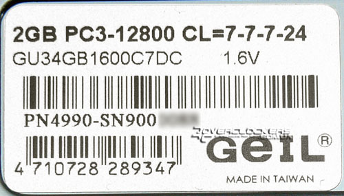 GeIL GU34GB1600C7DC