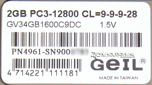 GeIL GV34GB1600C9DC