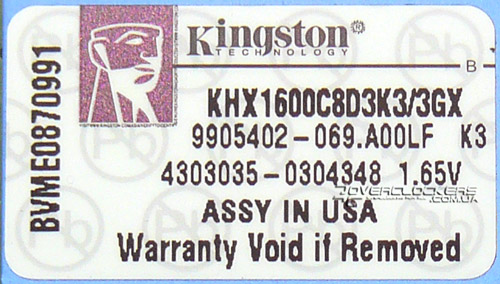 Kingston KHX1600C8D3K3/3GX