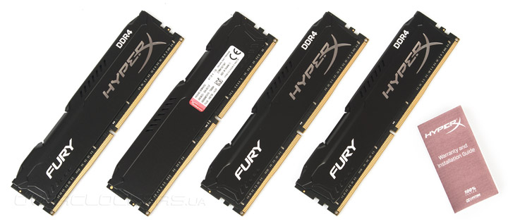 Kingston HyperX Fury HX424C15FBK4/32