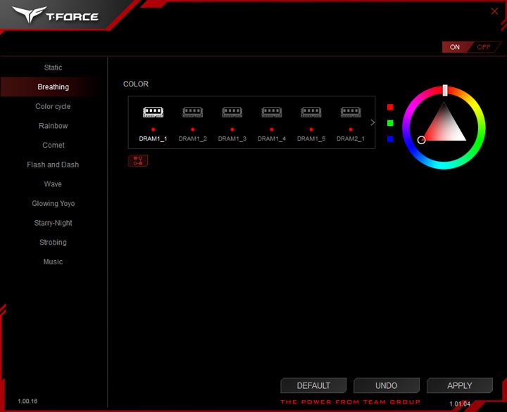 Team T-Force Xcalibur RGB TF6D416G3600HC18EDC01