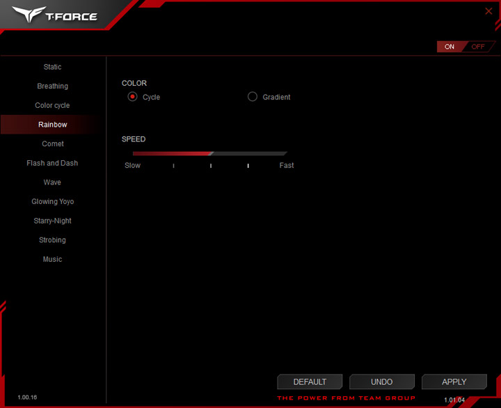 Team T-Force Xcalibur RGB TF6D416G3600HC18EDC01