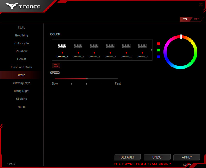 Team T-Force Xcalibur RGB TF6D416G3600HC18EDC01