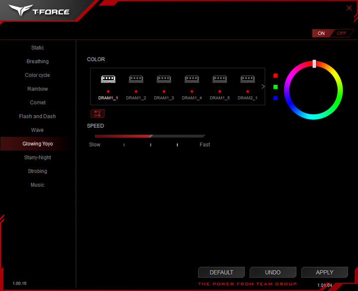 Team T-Force Xcalibur RGB TF6D416G3600HC18EDC01