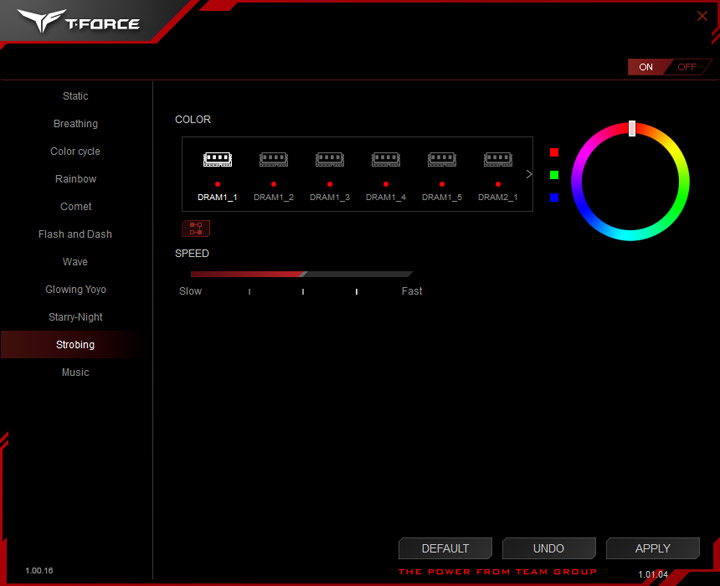 Team T-Force Xcalibur RGB TF6D416G3600HC18EDC01