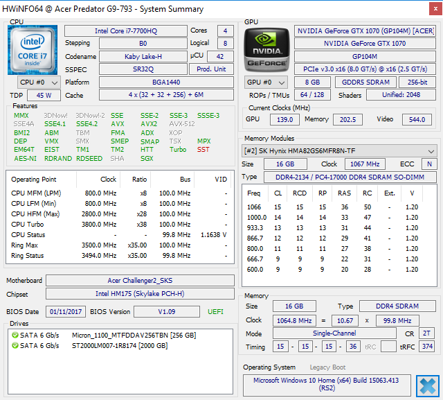 Acer Predator 17 G9-973