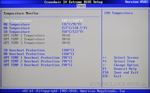 BIOS Setup ASUS Crosshair IV Extreme