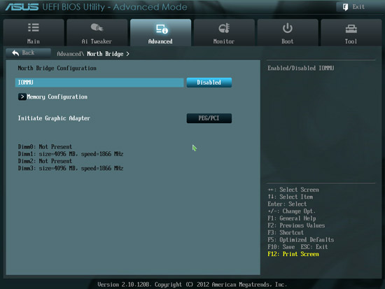 UEFI Setup ASUS Sabertooth 990FX R2.0