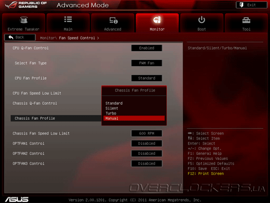 UEFI Setup ASUS Crosshair V Formula