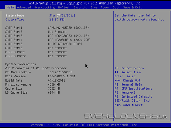 UEFI Setup MSI 990FXA-GD80