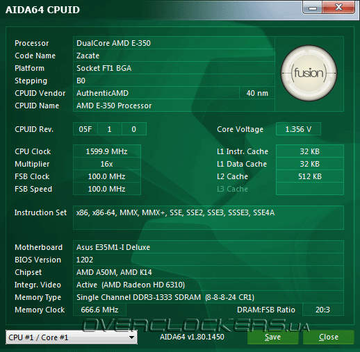 ASUS E35M1-I Deluxe