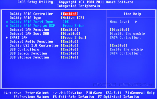 BIOS Setup Gigabyte GA-A75N-USB3