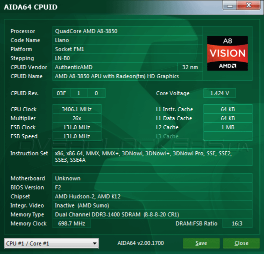 Разгон Gigabyte GA-A75N-USB3