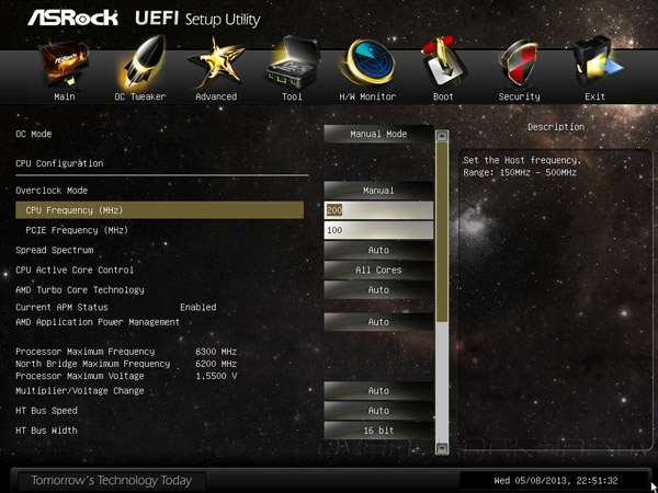 UEFI Setup ASRock 990FX Extreme9