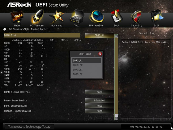 UEFI Setup ASRock 990FX Extreme9